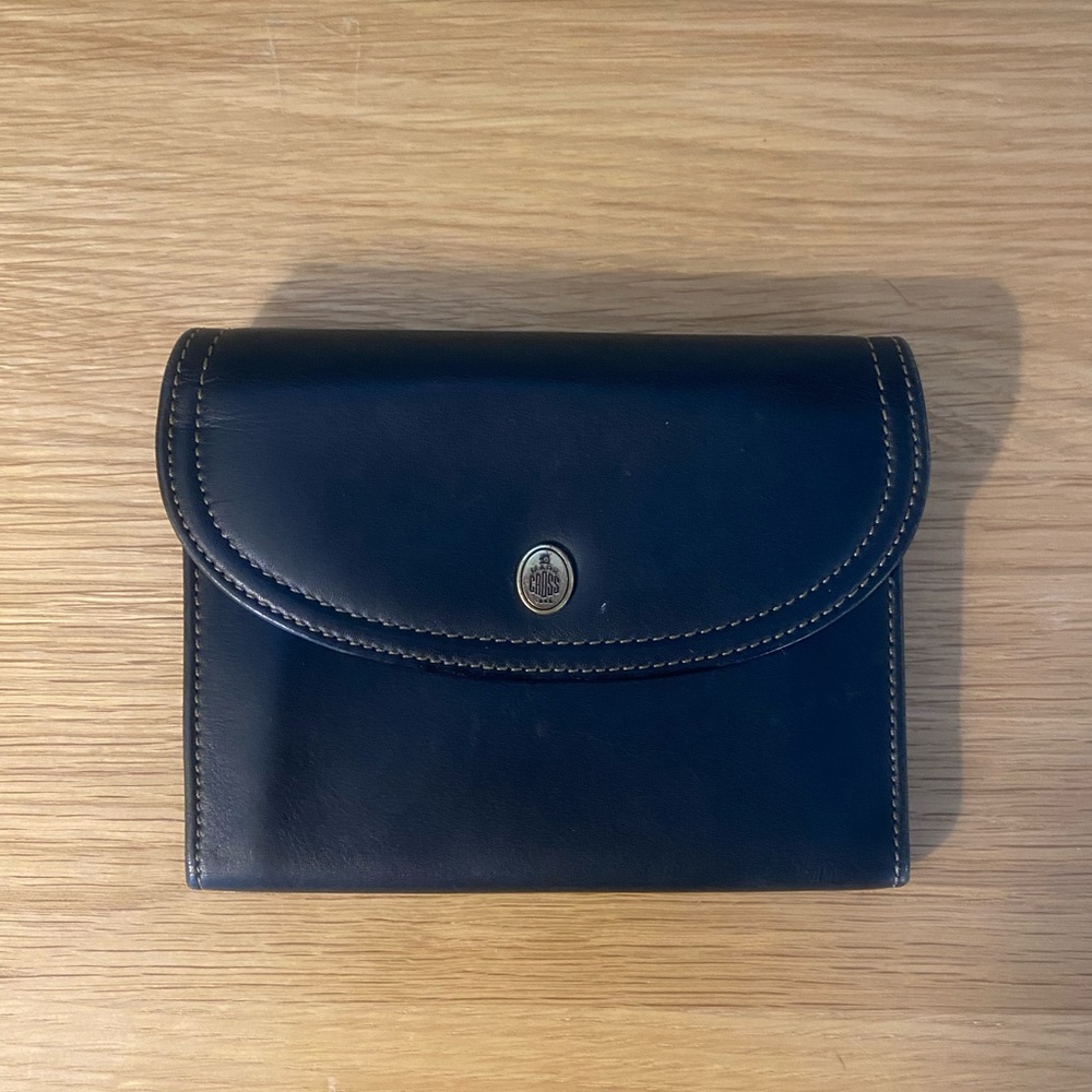 Mark Cross Elegant Black Leather Mini Belt Bag